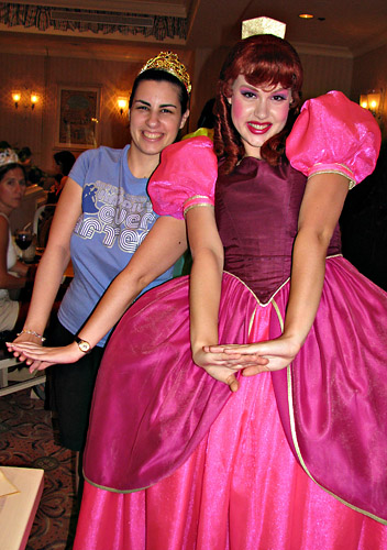 Meeting Anastasia at Disney World