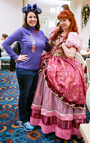 Meeting Anastasia at Disney World