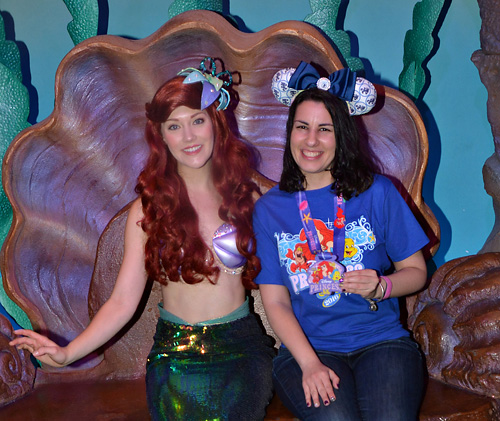 Meeting Ariel at Disney World