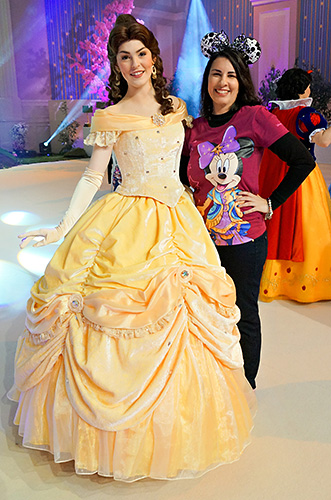 Meeting Belle at Disneyland Paris