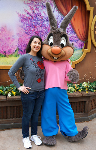 Meeting Br'er Rabbit at Disneyland