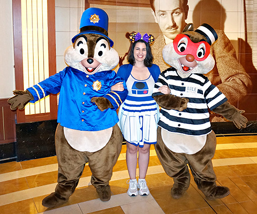 Meeting Chip on Disney Cruise Line Fantasy