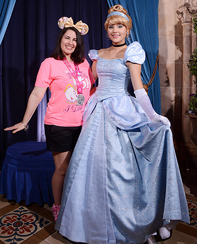 Meeting Cinderella at Disney World