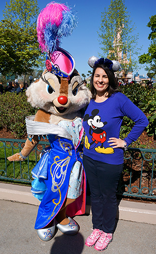Meeting Clarice at Disneyland Paris