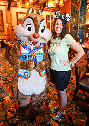 Meeting Dale at Disneyland