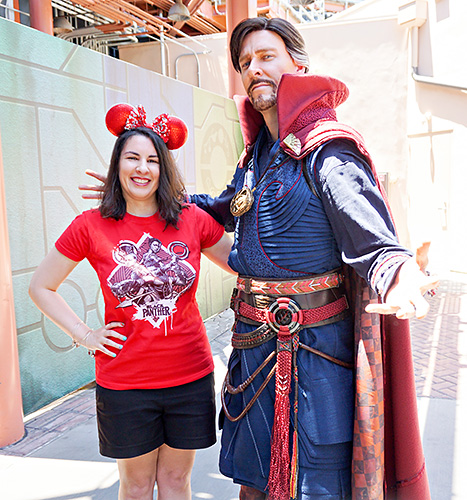 Meeting Doctor Strange at Disneyland