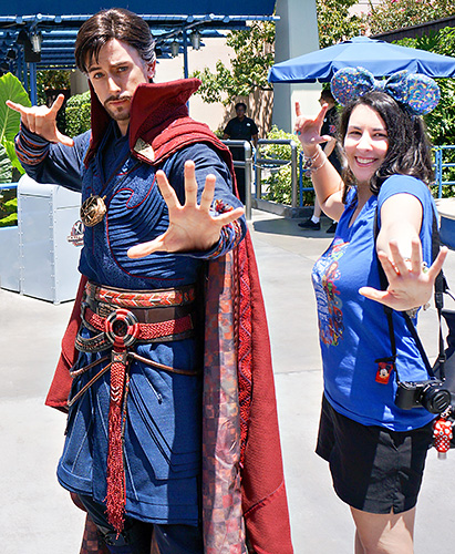 Meeting Doctor Strange at Disneyland