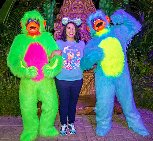 Meeting Fantasmic Monkeys at Disneyland
