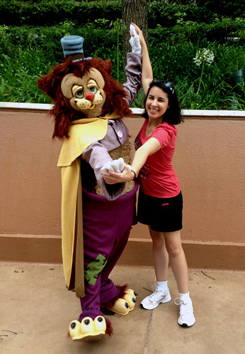 Meeting Gideon at Disney World