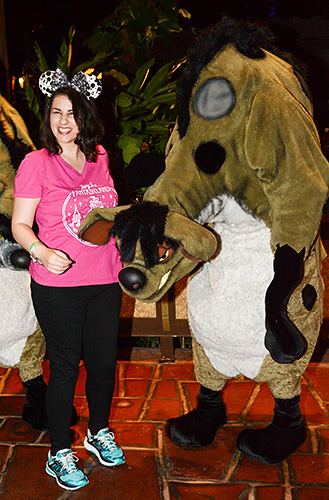 Meeting Banzai, Shenzi and Ed Hyenas at Disney World