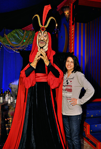 Meeting Jafar at Disneyland