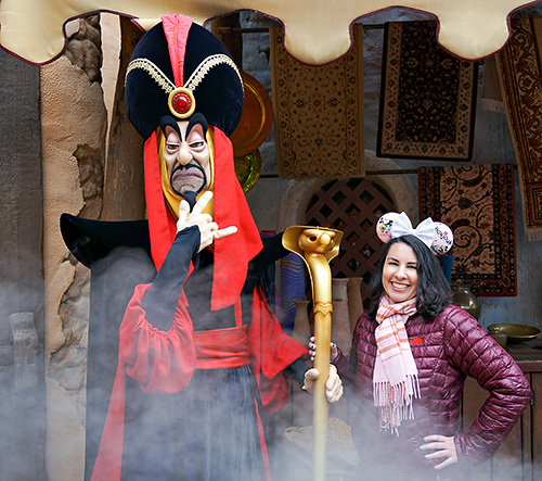 Meeting Jafar at Disneyland Paris