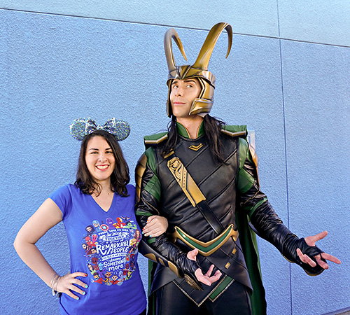 Meeting Loki at Disneyland
