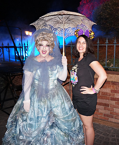 Meeting Madame Carlotta at Disney World