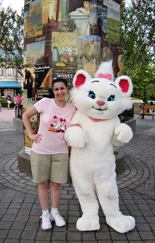 Meeting Marie at Disney World