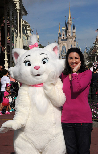 Meeting Marie at Disney World