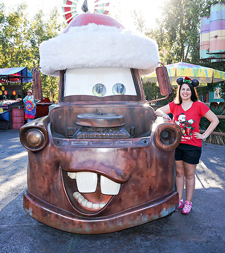 Meeting Mater at Disneyland