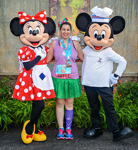 Meeting Mickey Mouse and Minnie Mouse at Disney World