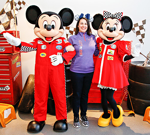 Meeting Mickey Mouse and Minnie Mouse at Disney World