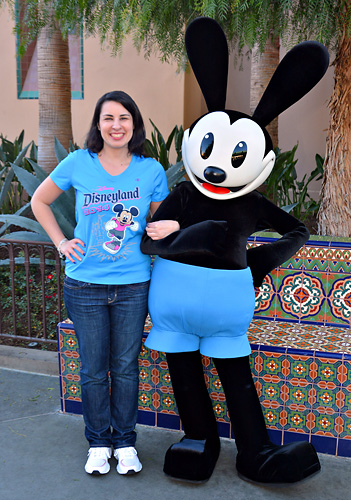 Meeting Oswald at Disneyland