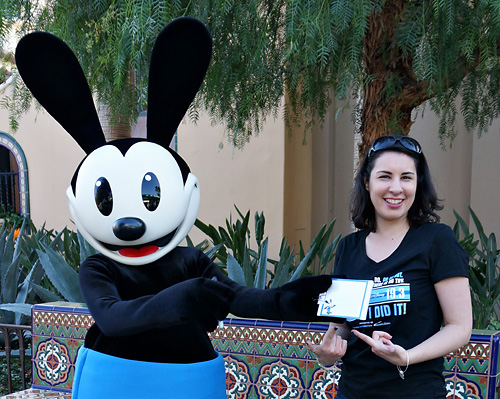 Meeting Oswald at Disneyland