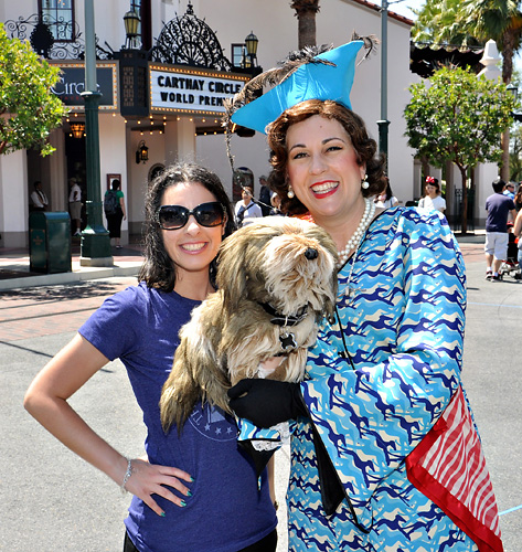 Meeting Donna the Dog Lady at Disneyland