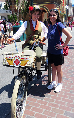 Meeting Milly and Molly the Messengers at Disneyland