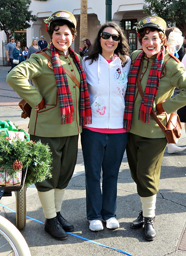 Meeting Milly and Molly the Messengers at Disneyland