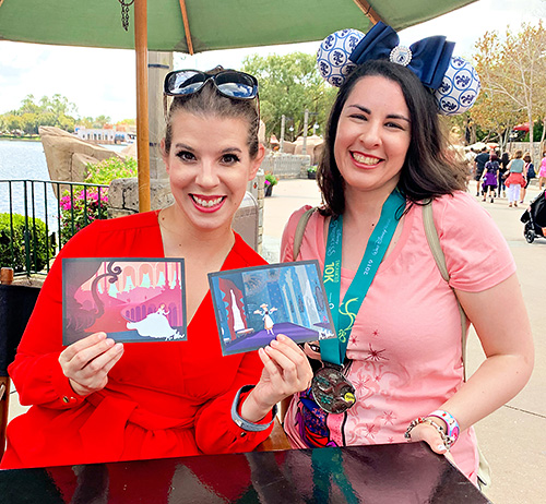 Meeting Ashley Taylor at Epcot Festival of the Arts at Disney World