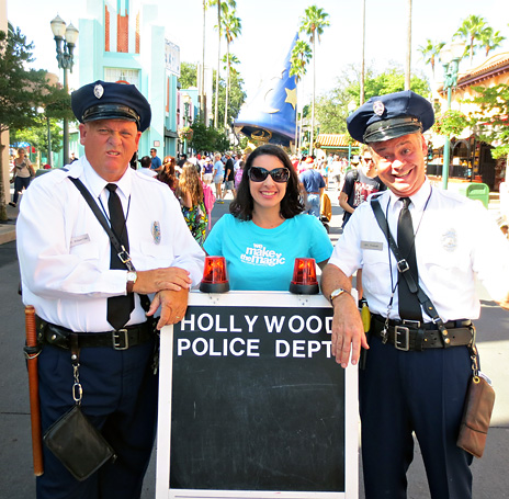Meeting Officer Percival Peabody and Officer William Club at Disney World