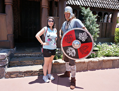 Meeting Vikings at Disney World