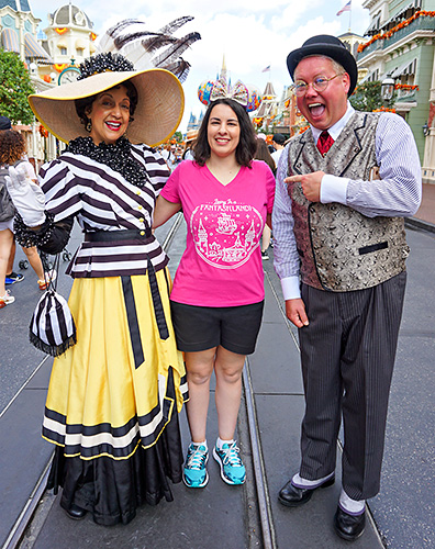 Meeting Inga Depoint and Noah Lott at Disney World