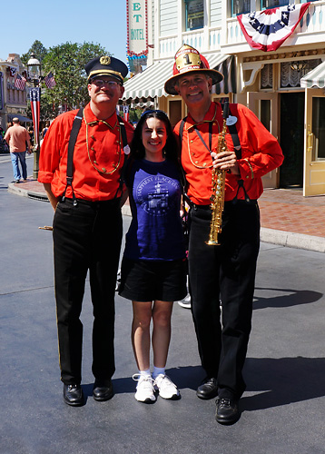 Meeting Disneyland Firefighters