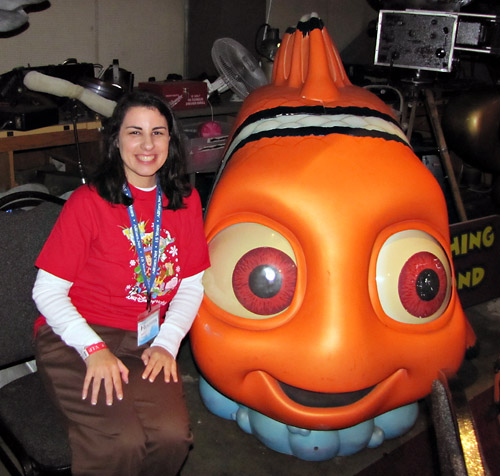 Meeting Nemo at Disney World