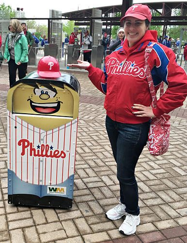 Meeting Phillies Phil the Can