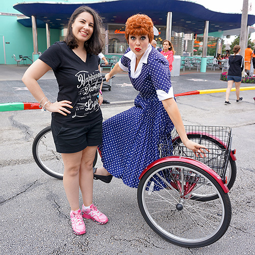 Meeting Lucille Ball at Universal Studios