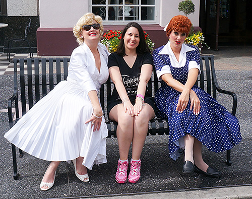 Meeting Marilyn Monroe and Lucille Ball at Universal Studios