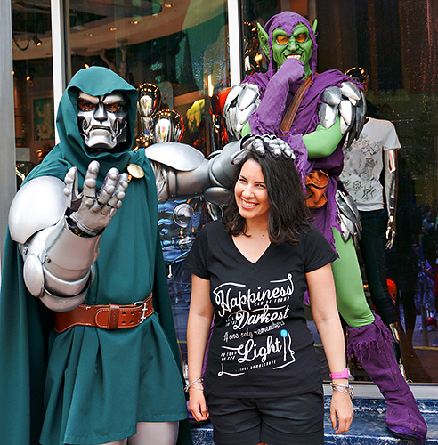 Meeting Green Goblin and Doctor Doom at Universal Studios