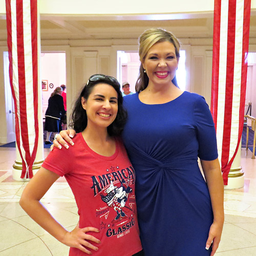 Meeting Voices of Liberty at Epcot on July 4th