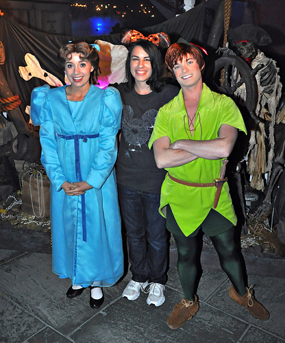 Meeting Peter Pan and Wendy at Disneyland