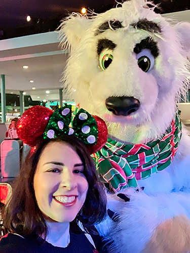 Meeting Polar Bear at Disney World