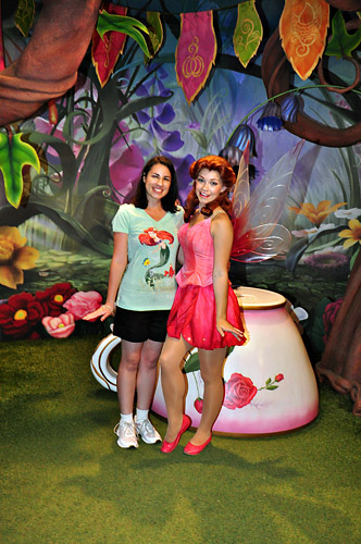 Meeting Rosetta at Disney World