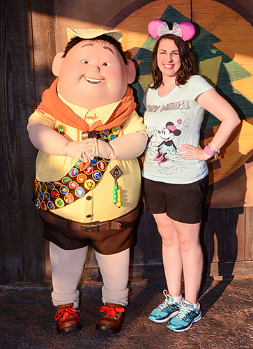 Meeting Russell at Disney World