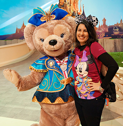 Meeting ShellieMay at Disneyland Paris