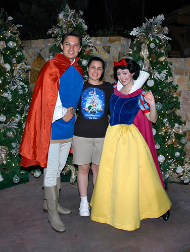 Meeting Snow White and Prince at Disney World