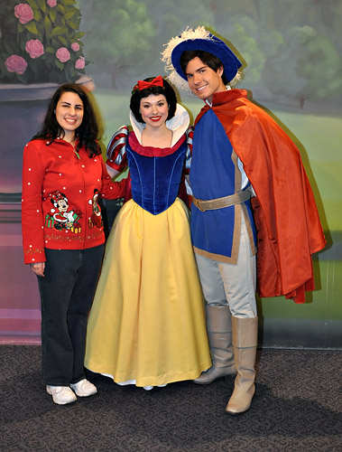 Meeting Snow White and Prince at Disney World