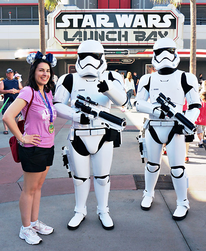 Meeting First Order Strormtroopers at Disney World