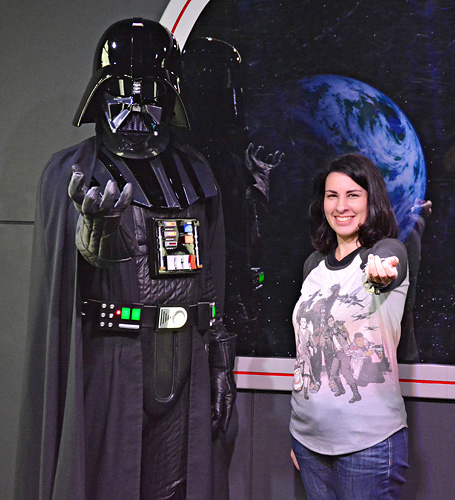 Meeting Darth Vader at Disney World