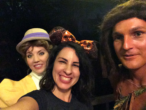 Meeting Tarzan and Jane at Disney World