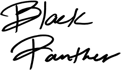 Black Panther Autograph at Disneyland